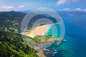 Laga beach in Urdaibai