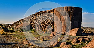 Lagarto chullpa, the most famous Sillustani tomb -peru 35