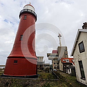 Lage vuurtoren van IJmuiden Lighthouse