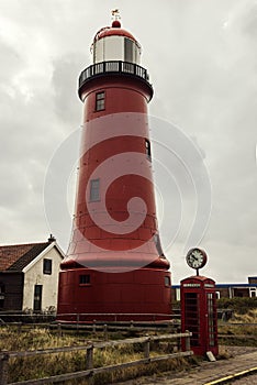 Lage vuurtoren van IJmuiden Lighthouse