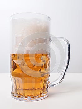 Lager beer glass photo