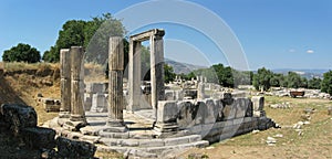 Ruins of Hecate Temple in Lagina Ancient City photo