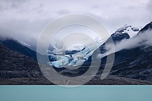 Lago Argentino, Argentina. Los Glaciares National Park, Glacier in the mountain