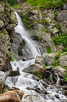 Lago della Rovina Waterfall - Lake in the Italian Alps Entracque photo