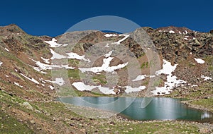 Lago delle marmotte, panorama photo