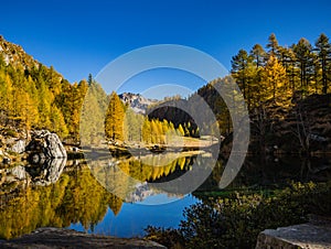 Lago delle Streghe in Alpe Veglia and Alpe Devero Natural Park