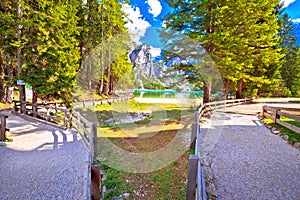 Lago di Braies walking paths