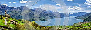 Lago di Como (Lake Como) high definition panorama