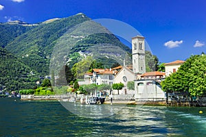 Lago di Como - panorama of Torno photo