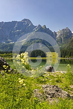 Lago di Fusine superiore near Tarvisio, Italy