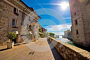 Lago di Garda town of Sirmione view,