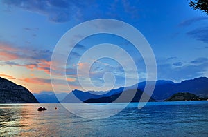 Lago di Iseo by Dusk, Italy