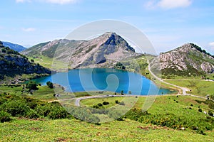 Lago Enol, Lakes Of Covadonga