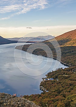 Lago Escondido Landscape, Tierra del Fuego, Argentina photo