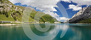 Lago Fedaia, panorama