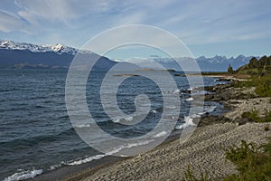 Lago General Carrera in northern Patagonia, Chile