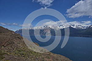 Lago General Carrera in northern Patagonia, Chile
