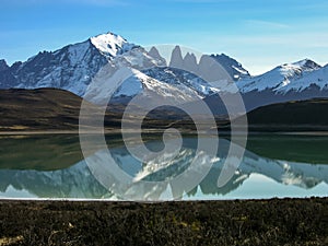 Lago Grey in Torres del Paine photo