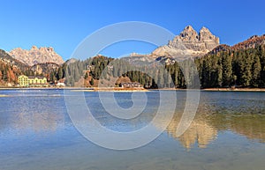 Lago Misurina in the Dolomites