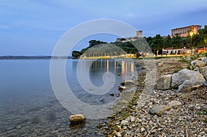 Lago Trasimeno (Umbria) Panorama at Castiglione del Lago photo