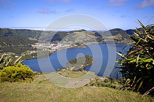 Lagoa Azul, Sao Miguel, Azores photo