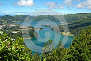 Lagoa das Sete Cidades, Azores, portugal photo