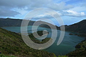 Lagoa do Fogo, Sao Miguel, Azores, Portugal