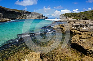 Lagon de la Porte d'Enfer in Guadeloupe