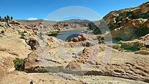 Lagoon in Altiplano. Bolivia, south America.