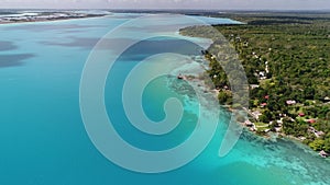 lagoon Bacalar in Mexico