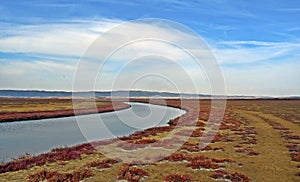 Lagoon, Delta of Kavak Gallipoli, Turkiye, sandbar, marshy environments