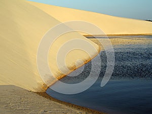 Lagoon in the dune