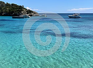 lagoon in Mondrago Natural Park on Mallorca, Spain