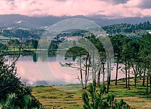 Lagoon of navia spain