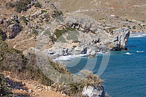 Lagoon near Preveli, Crete