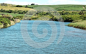 Lagoon from the sea