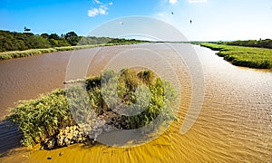 Lagoon of St Lucia South Africa