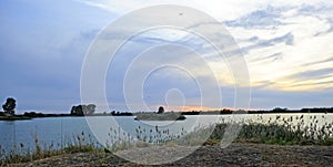 Lagoon of Tarelo and marshes of Bonanza in the National Park of DoÃ±ana, southern Spain