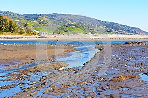 Lagoon Vantage: Wide-Angle View of Malibu from Below