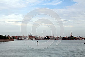 In the lagoon of Venice, Italy.