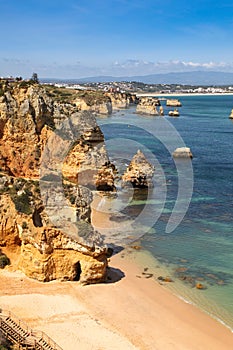 Lagos Portugal - Beach scene MePraia do Camilo