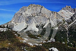 Laguazoi Piccolo and Laguazoi Grande peak