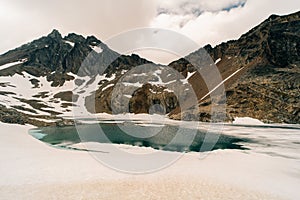 laguna 5 cinco hermanos in Ushuaia, Province of Tierra del Fuego, Argentina