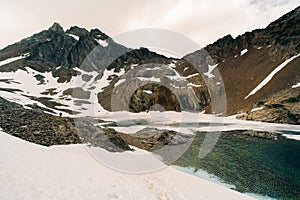 laguna 5 cinco hermanos in Ushuaia, Province of Tierra del Fuego, Argentina