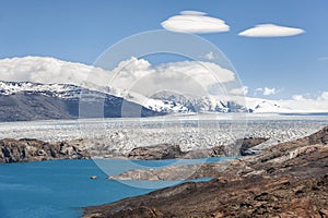 Laguna Anita and Upsala glacier in Patagonia, Argentina