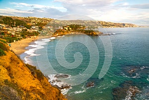 Laguna Beach Coastline in California