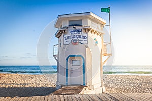 Laguna Beach lifeguard tower