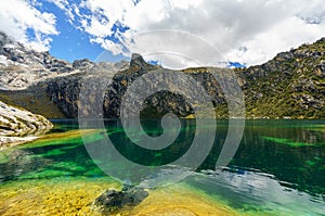 Laguna Churup in Huascaran national park