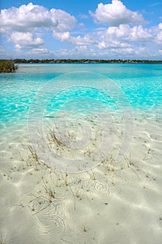 Laguna de Bacalar Lagoon in Mayan Mexico