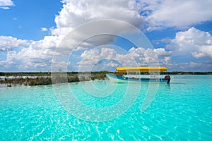 Laguna de Bacalar Lagoon in Mayan Mexico